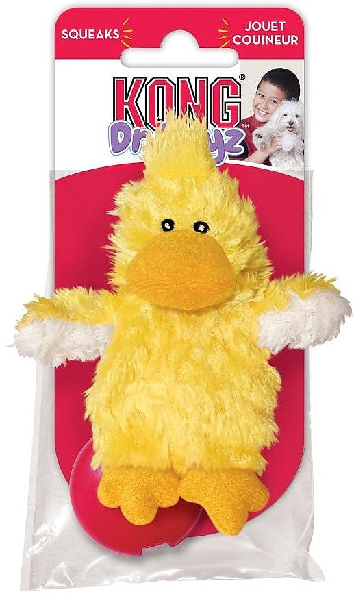 Kong Duckie Dog Toy, Extra Small, Yellow