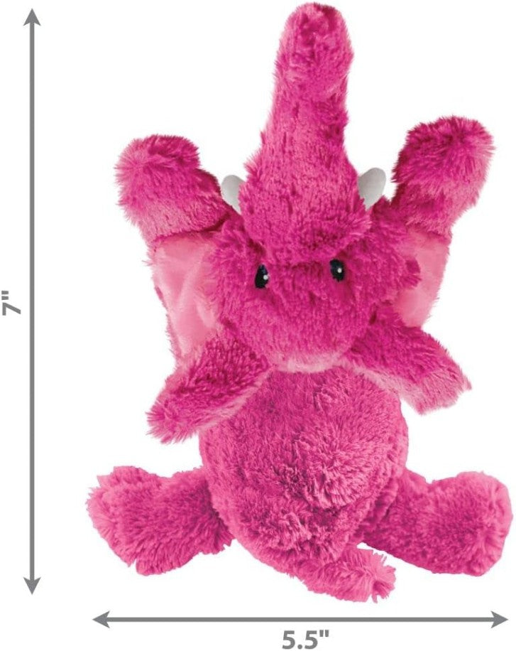 KONG Cozie Dog Toy - Elmer Elephant, Small, Plush, Pink, Model ZY32