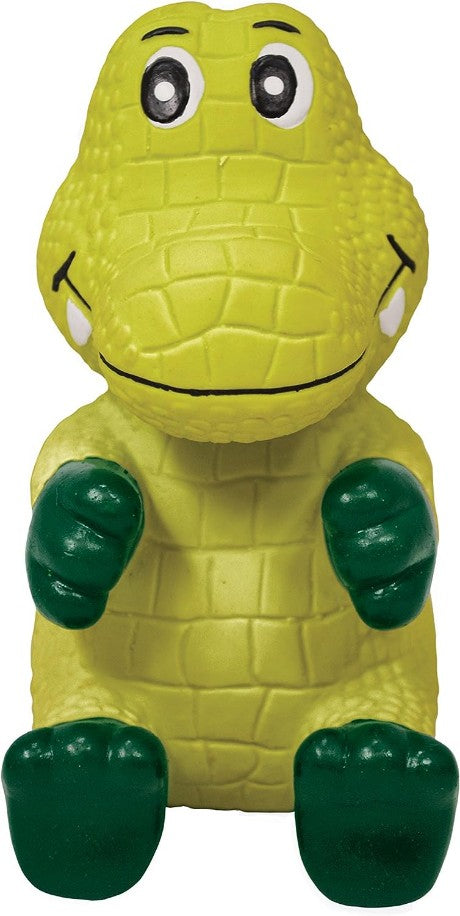 Kong Wiggi Alligator Squeaker Dog Toy Small