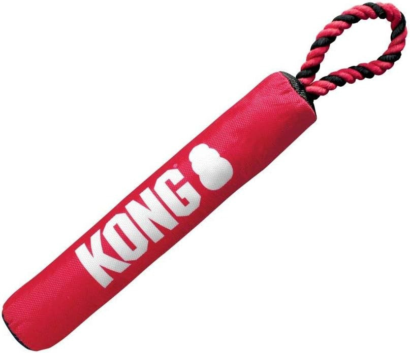 KONG Signature Stick with Rope - Medium, Cotton, Multi Color, Model 035585494180