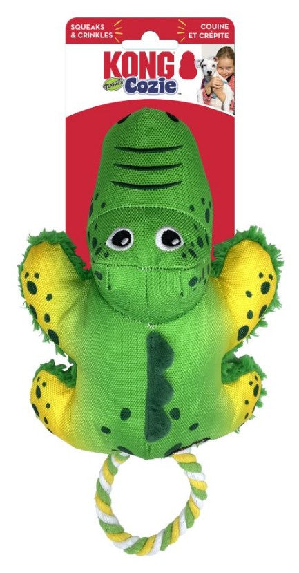 Kong Cozie Tuggz Alligator Dog Toy