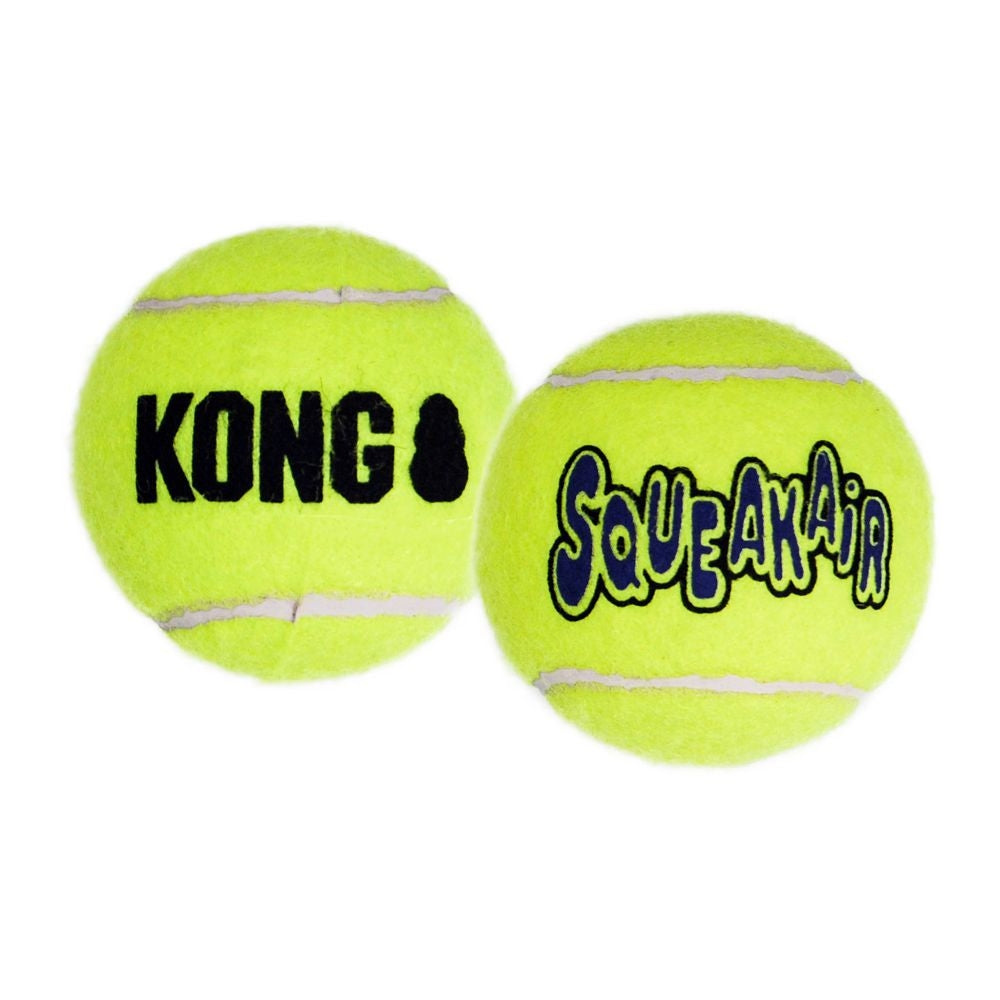 Kong Large Squeaker Tennis Balls Dog Toy [Set Of 2]