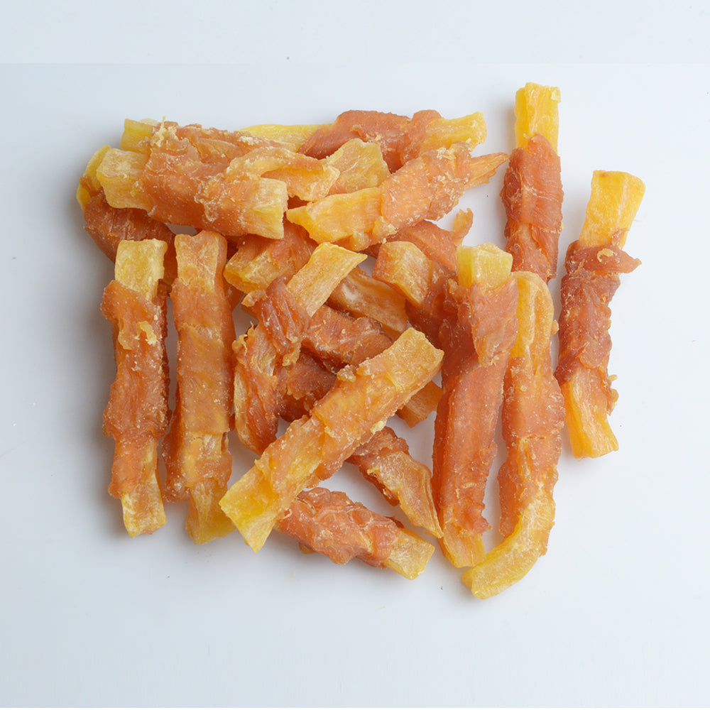 Jack PetPals Crafted Bite Chicken & Sweet Potato Dog Treats, 12 oz