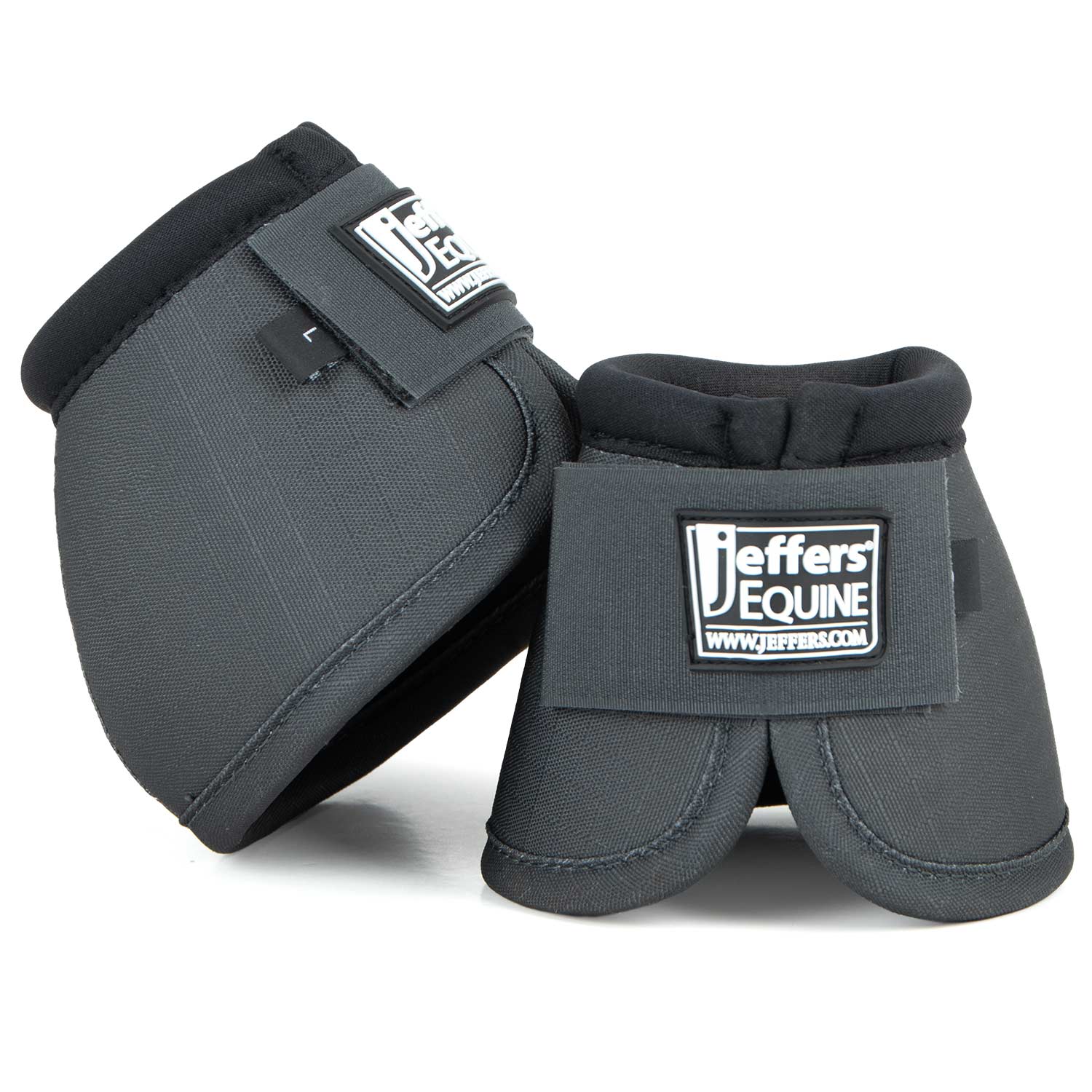 Jeffers No-Turn Bell Boots for Horses, Solid Colors, 2 Count