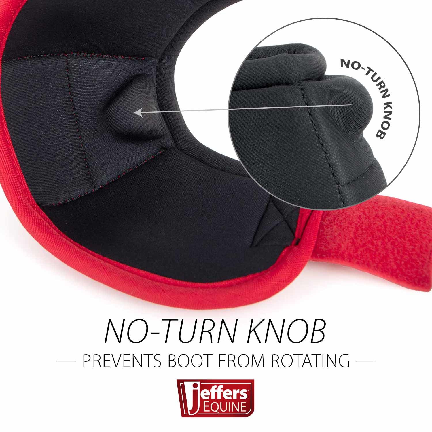 Jeffers No-Turn Bell Boots for Horses, Solid Colors, 2 Count