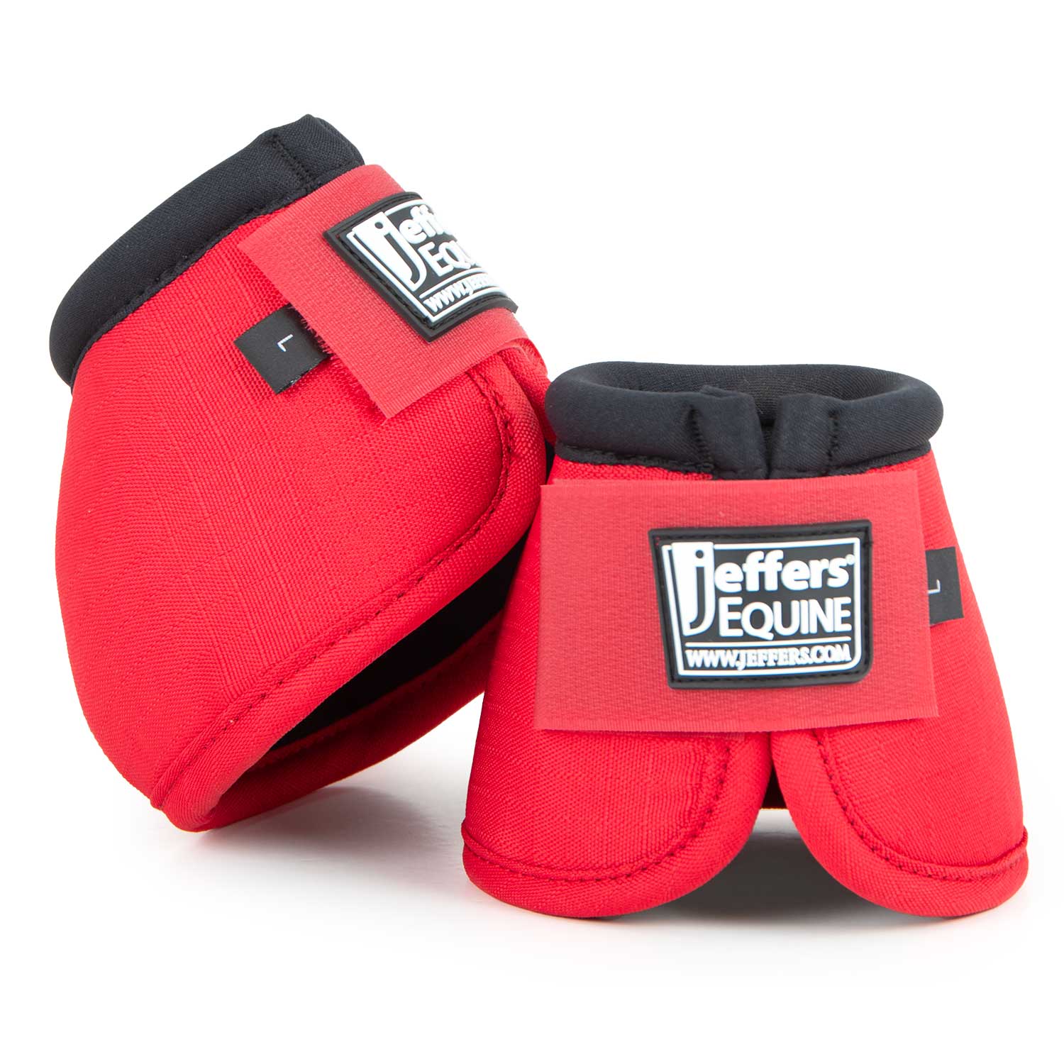 Jeffers No-Turn Bell Boots for Horses, Solid Colors, 2 Count