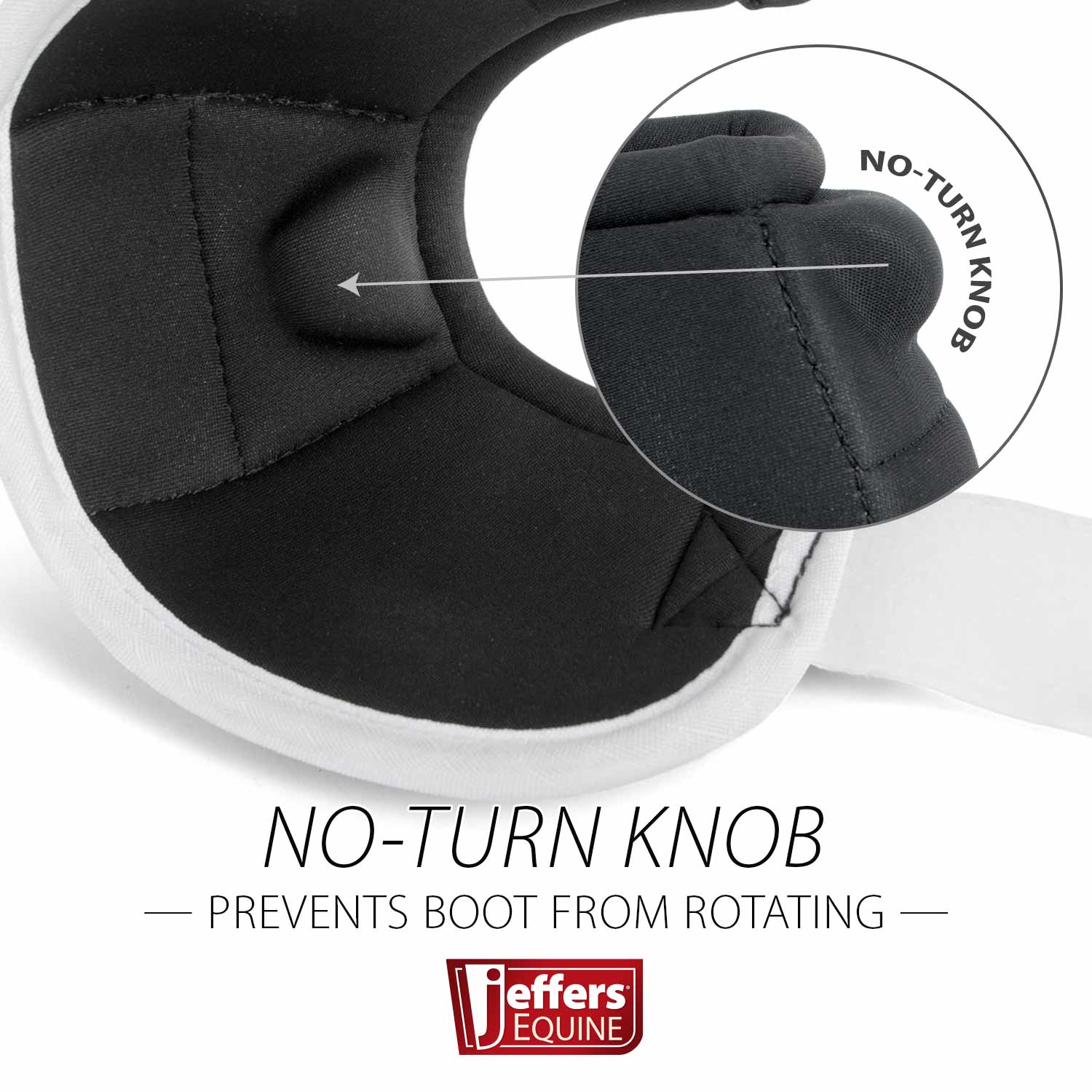 Jeffers No-Turn Bell Boots for Horses, Solid Colors, 2 Count