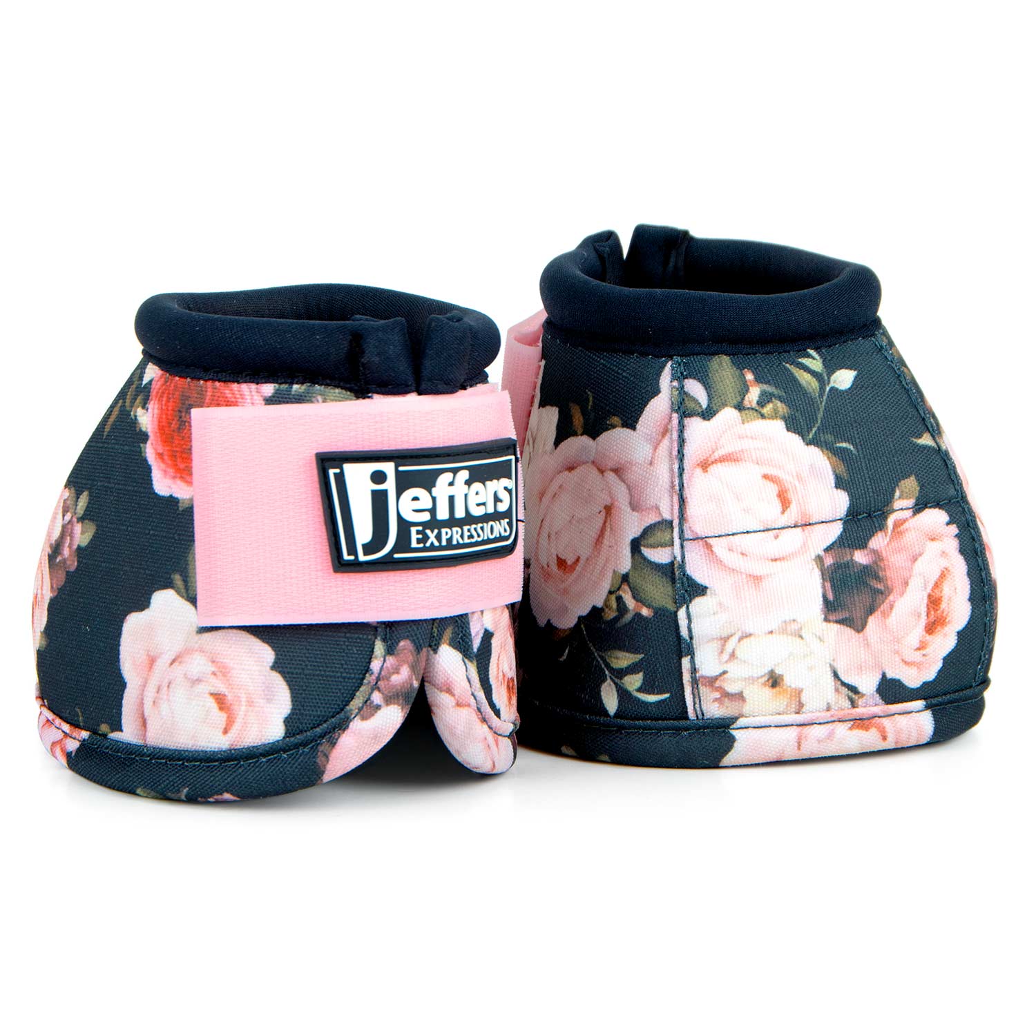 Jeffers Expression No-Turn Bell Boots for Horses, Pair, Nylon
