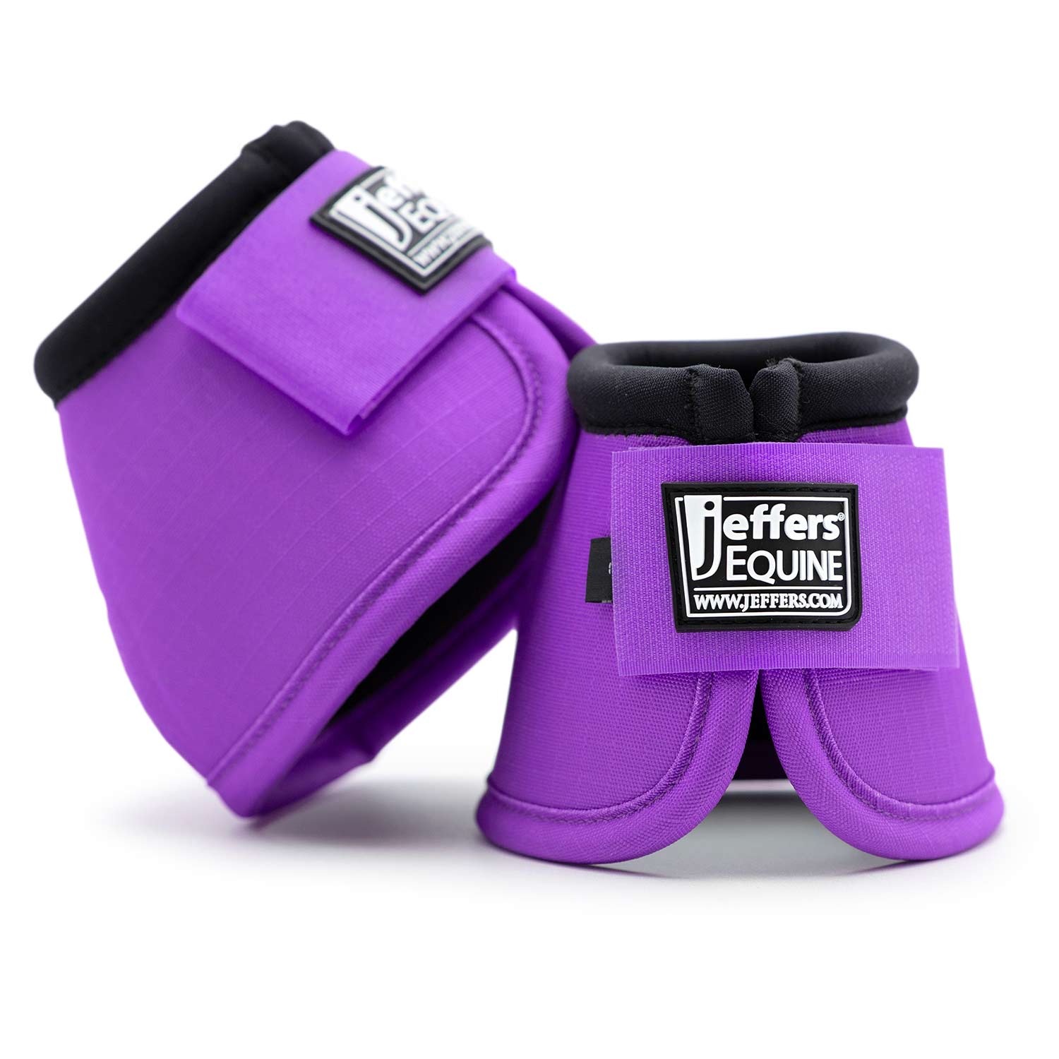 Jeffers No-Turn Bell Boots for Horses, Solid Colors, 2 Count