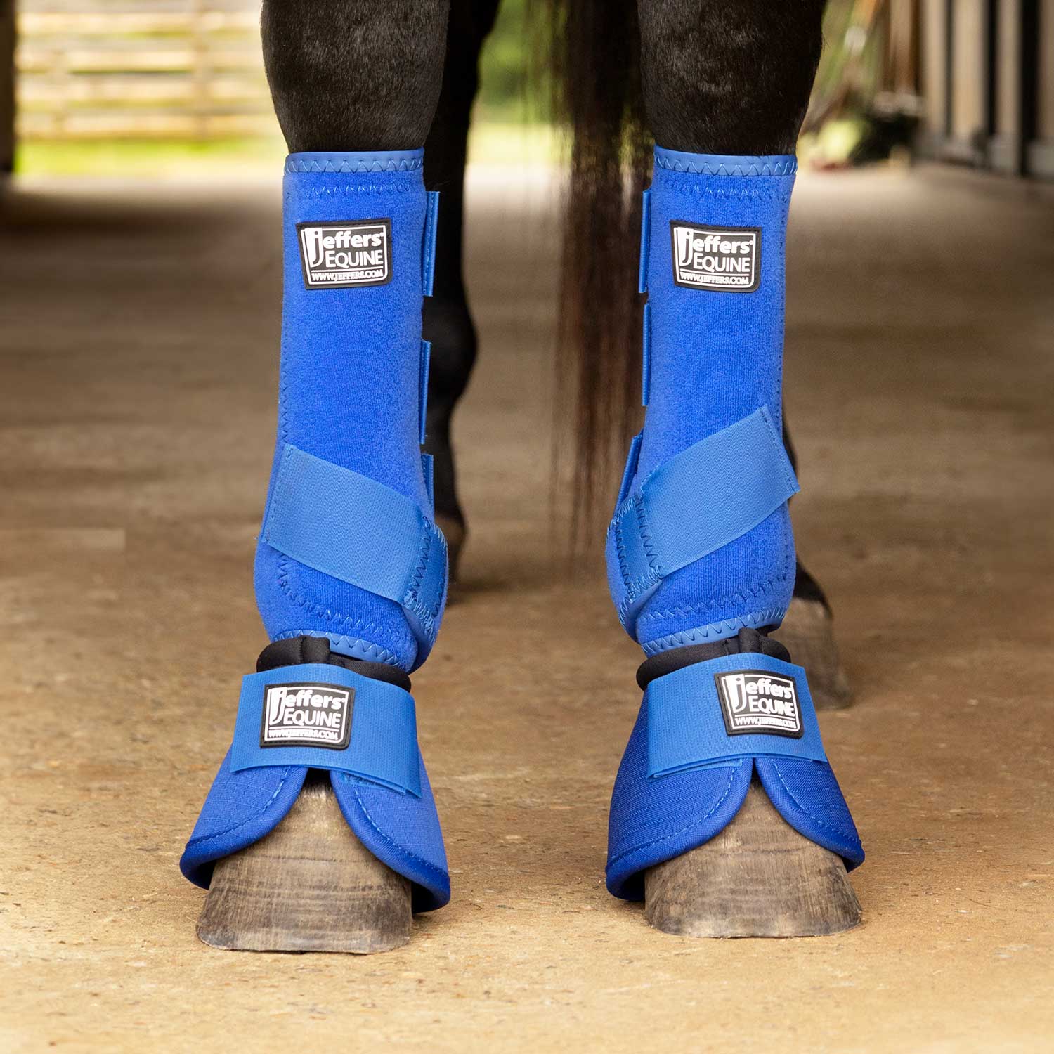 Jeffers Protective Horse Boots, Solid Colors, 2-Pack
