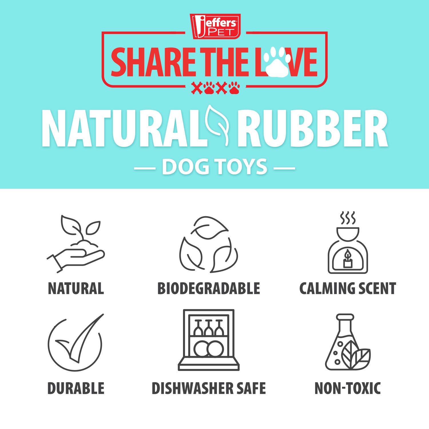 Jeffers Baby Carrot Natural Rubber Treat Dispensing Dog Dental Chew Toy