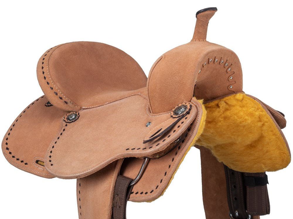 King Series Youth Stratford Suede Barrel Saddle