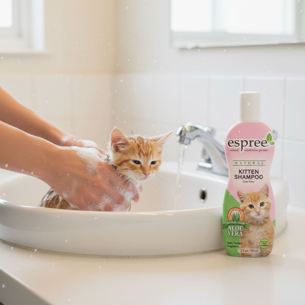 Espree kitten grooming shampoo