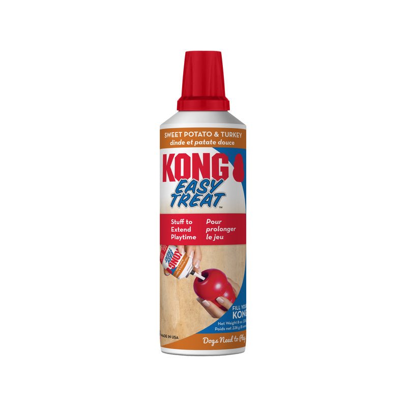 KONG Holiday Easy Treat® Turkey & Sweet Potato  Stuffable Dog Treat, Low-Calorie, Perfect for KONG Toys