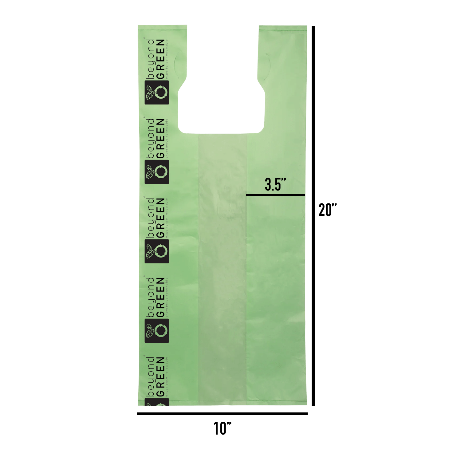 Large Multi-Purpose Carry Bags – 10" x 7" x 20" | Tear-Resistant | Made in USA | beyondGREEN