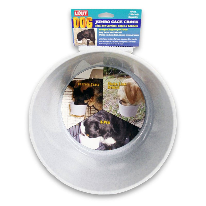 Lixit Crock For Large Breeds Jumbo 40Oz