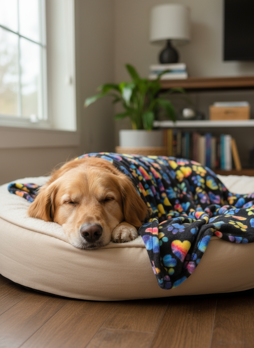 Dog Blanket - multi color