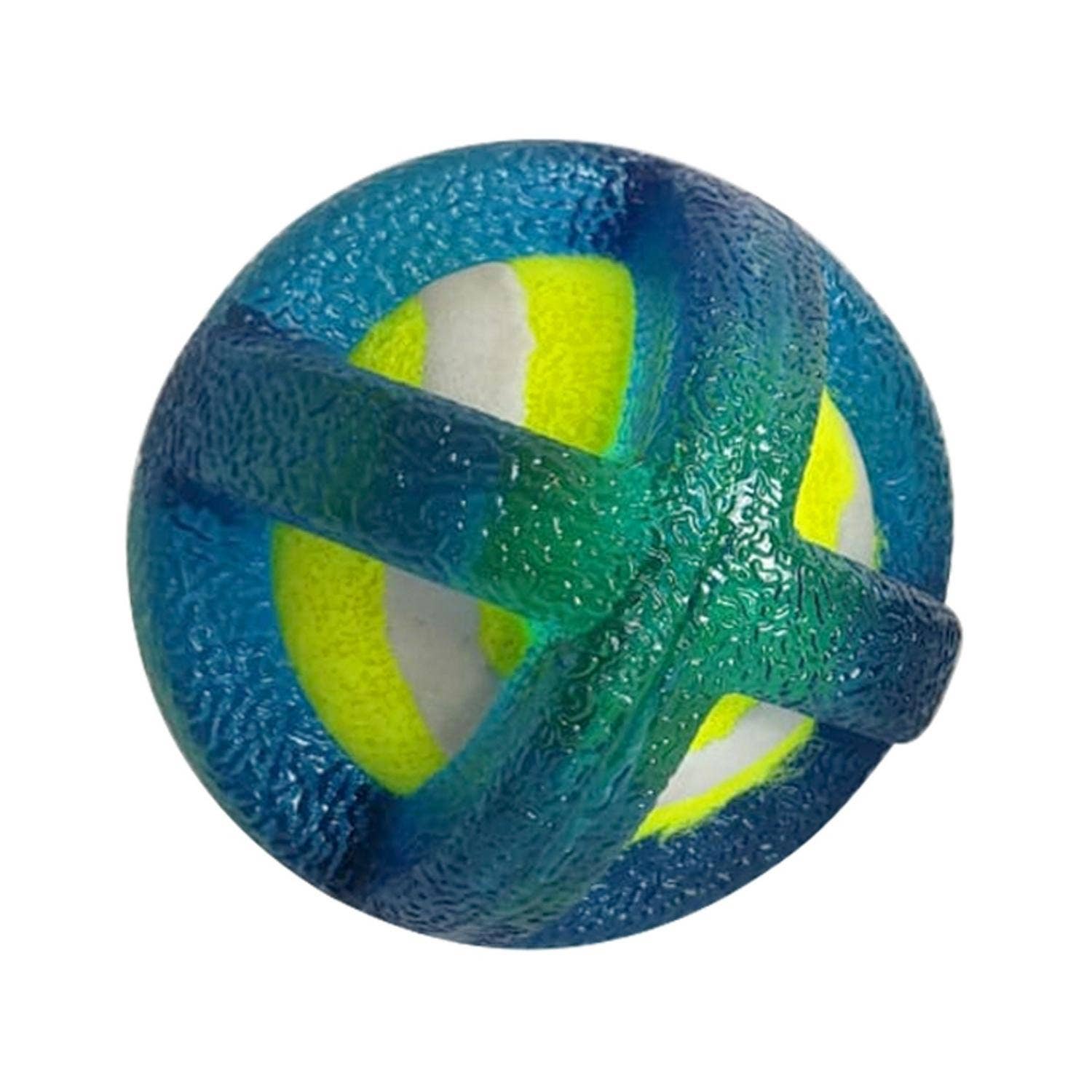 TPR-Coated Agility Tennis Ball Dog Toy, Small & Large Sizes