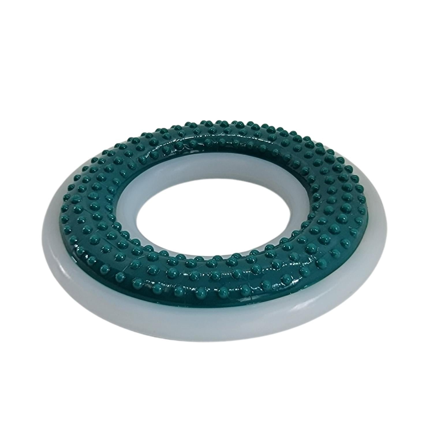 TPR & Nylon Dental Chew Ring Toy for Dogs - Ideal for Aggressive Chewers – (4 Diameter)