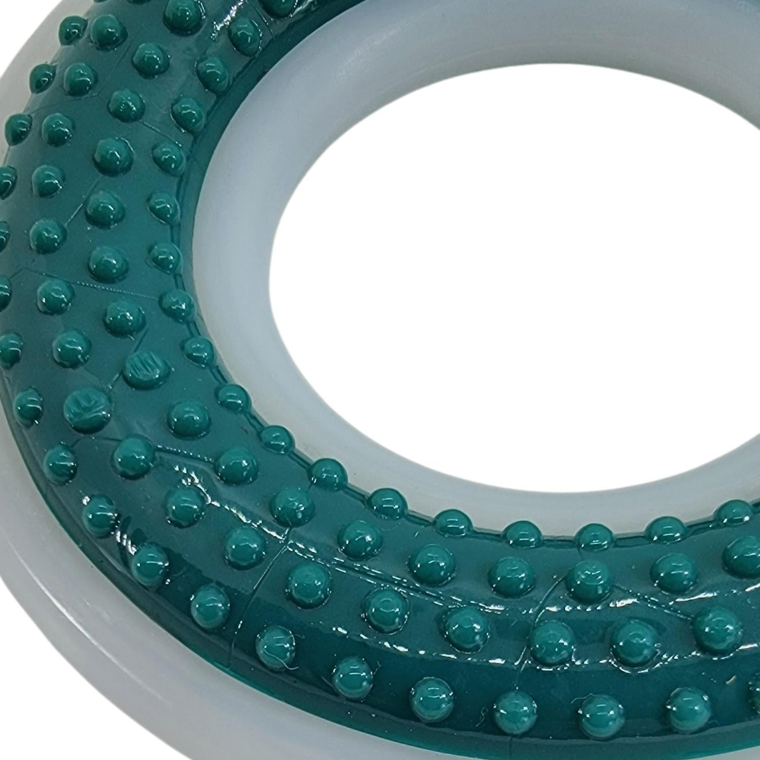 TPR & Nylon Dental Chew Ring Toy for Dogs - Ideal for Aggressive Chewers – (4 Diameter)
