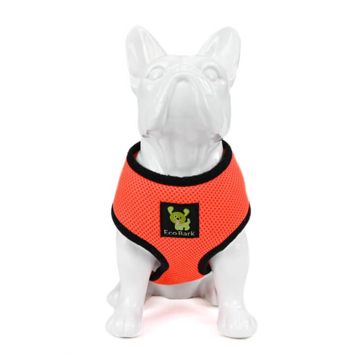 Over-the-Head Dog Harnesses - Max Comfort - 18 Colors & Patterns / Orange