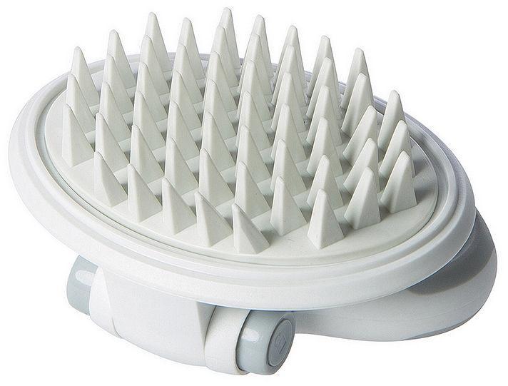 Pet Life ® 'Gyrater' Swivel Travel Silicone Massage Grooming Pet Brush