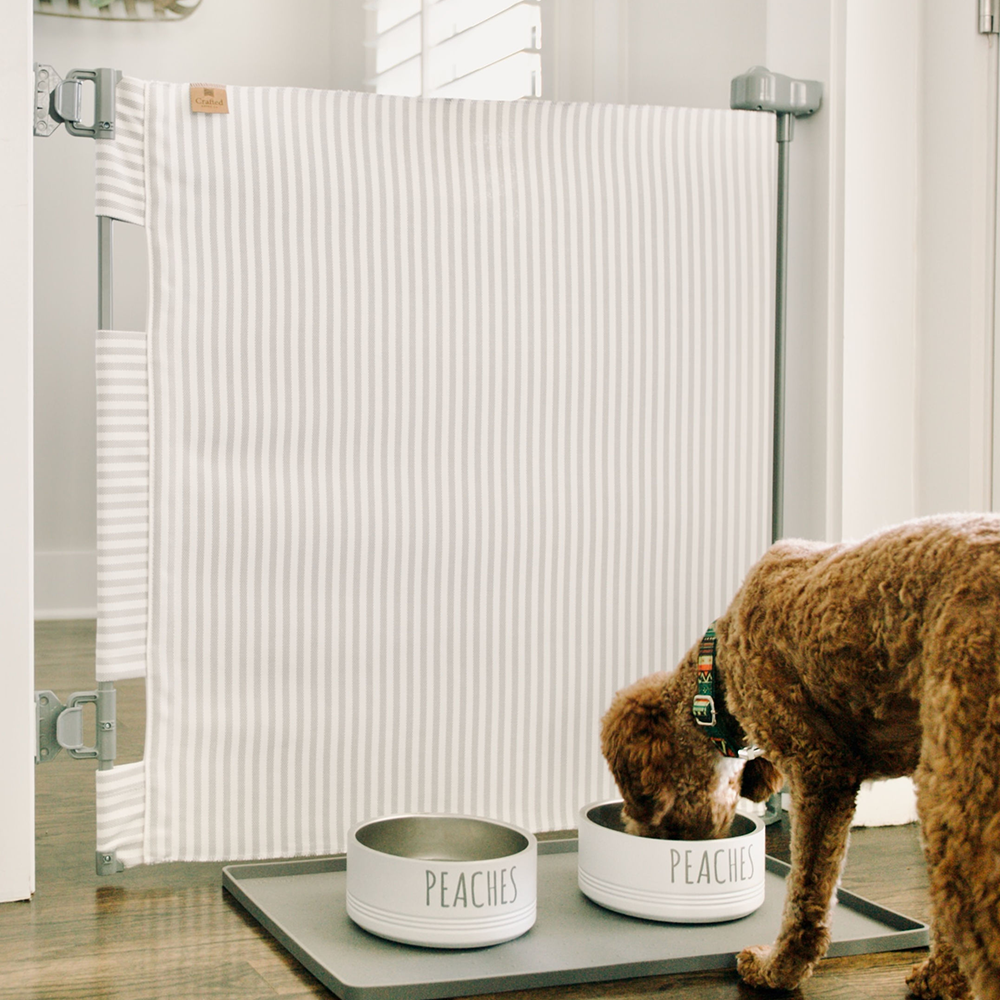 Milliken® Fabric Baby & Pet Safety Gate – Indoor/Outdoor, Durable & Stylish