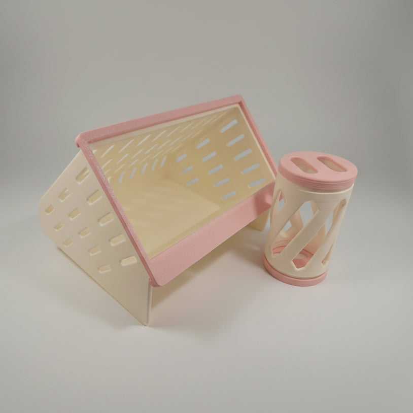 The Open Air Hay Feeder and Hay Roller Bundle