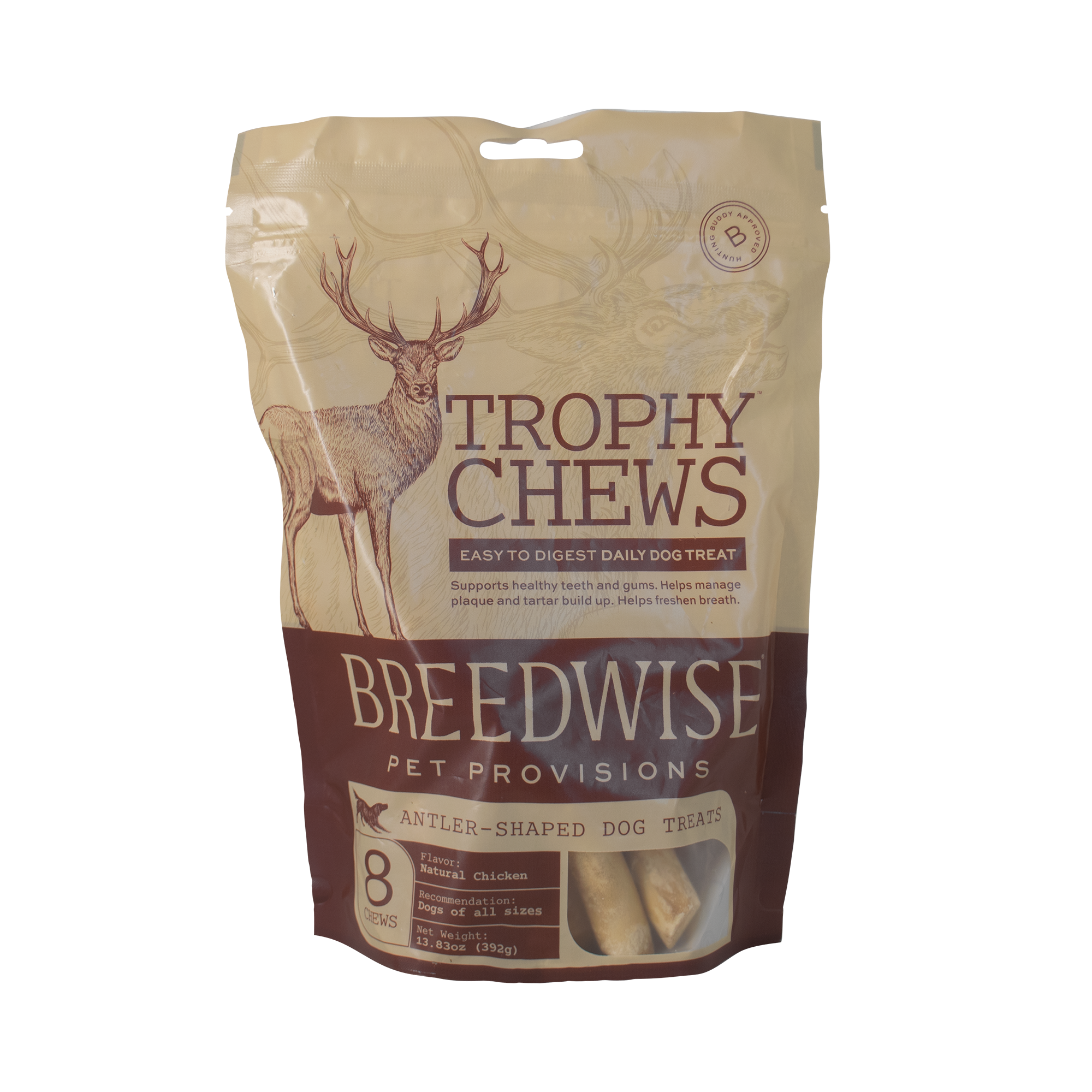 Trophy Chews™ Antler-Shaped Dental Treats