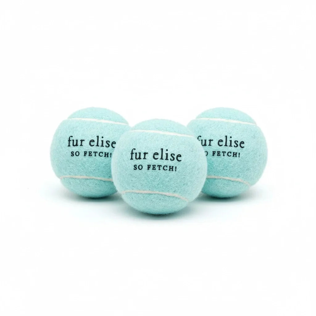 Fur Elise So Fetch! Tennis Ball Pack of 3 - Cloud