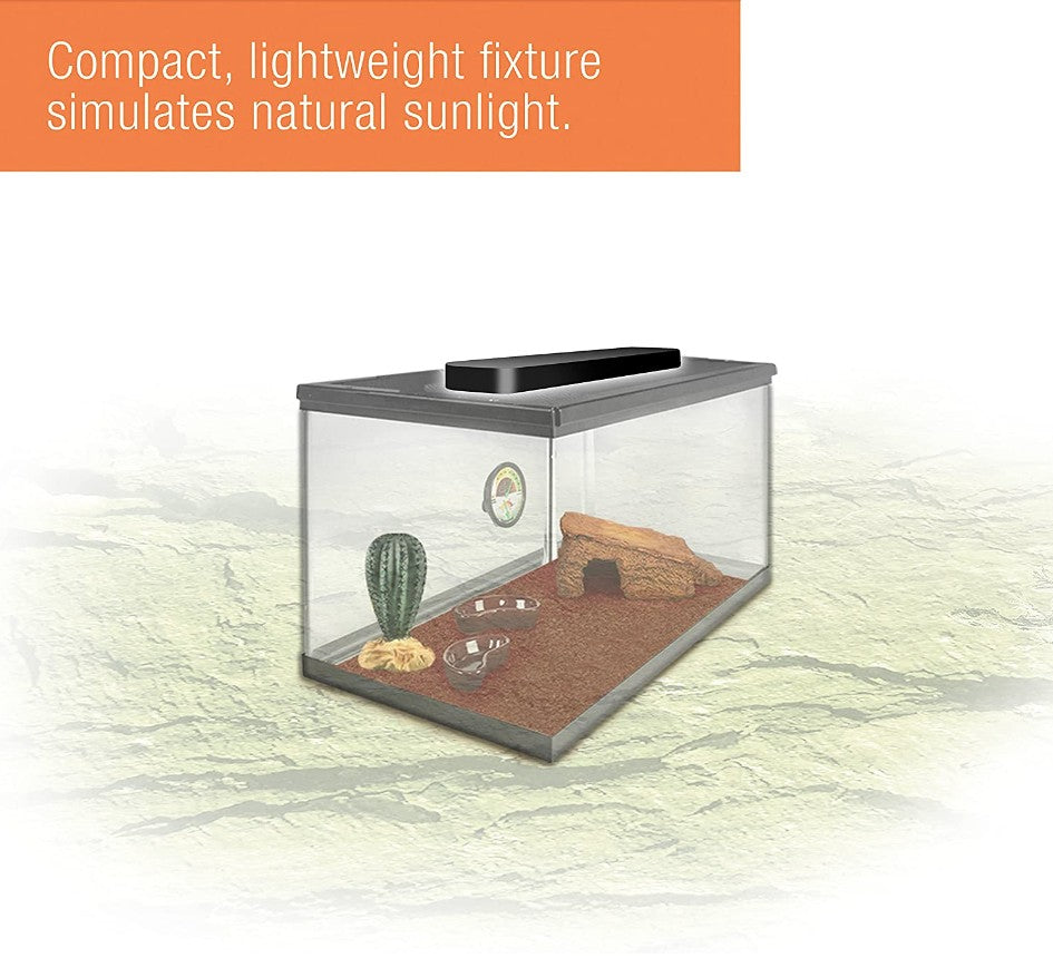 Zilla Slimline Desert Fixture Uvb T8 Fluorescent Light