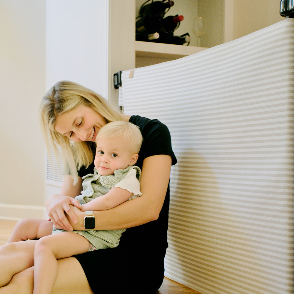 Milliken® Fabric Baby & Pet Safety Gate  Indoor/Outdoor, Durable & Stylish