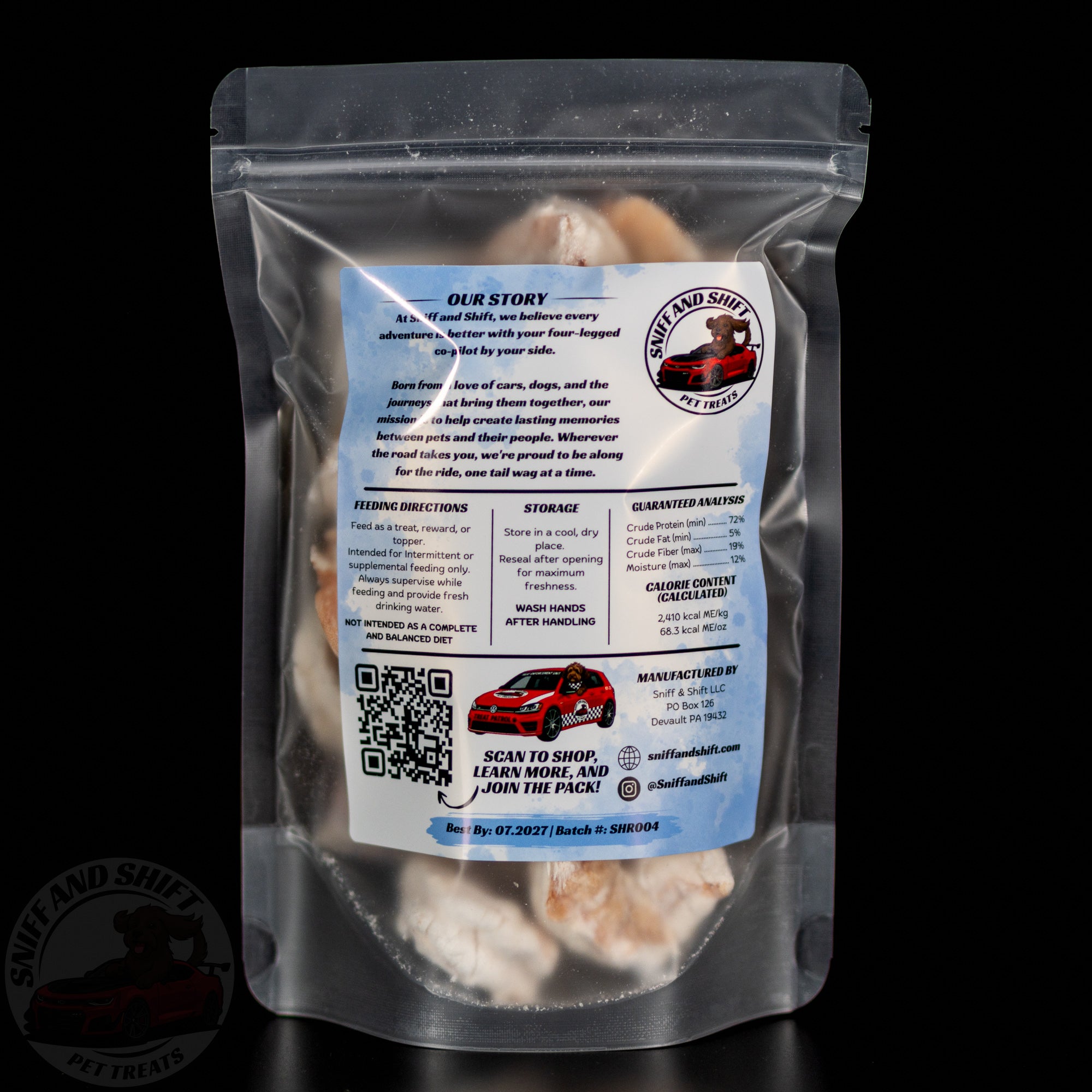 Freeze-Dried Shrimp Treats for Dogs & Cats: Single Ingredient