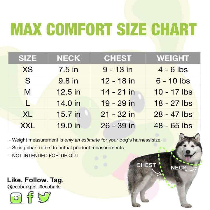 EcoBark Nautical Dog Harness - Over-the-Head Soft Mesh Vest Halter for Small to Medium Dogs