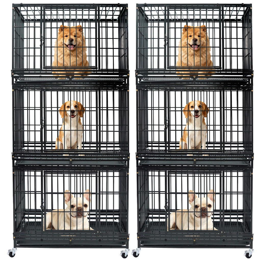 37 Stackable Heavy Duty Dog Kennel 371D08
