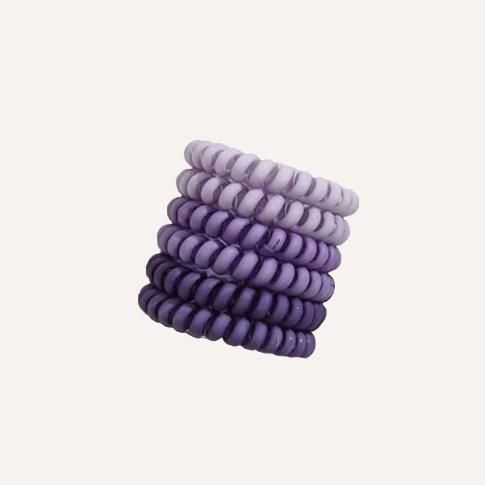 Tilley + Me Spiral Hair Ties – No Breakage, No Crease, All-Day Hold