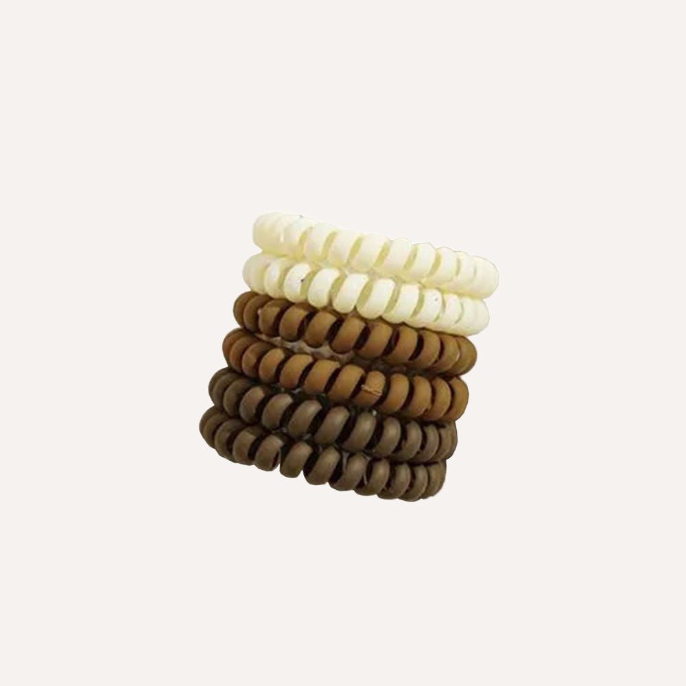 Tilley + Me Spiral Hair Ties – No Breakage, No Crease, All-Day Hold