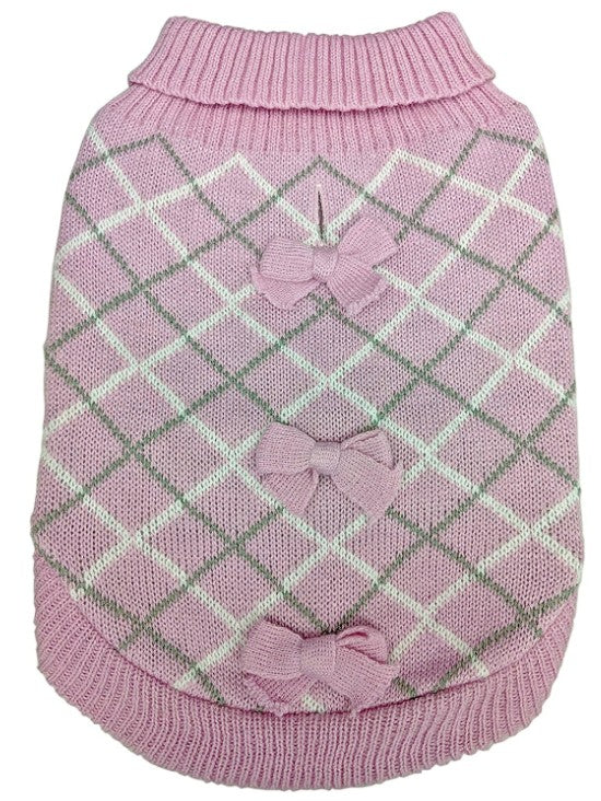 Fashion Pet Pretty In Plaid Sweater