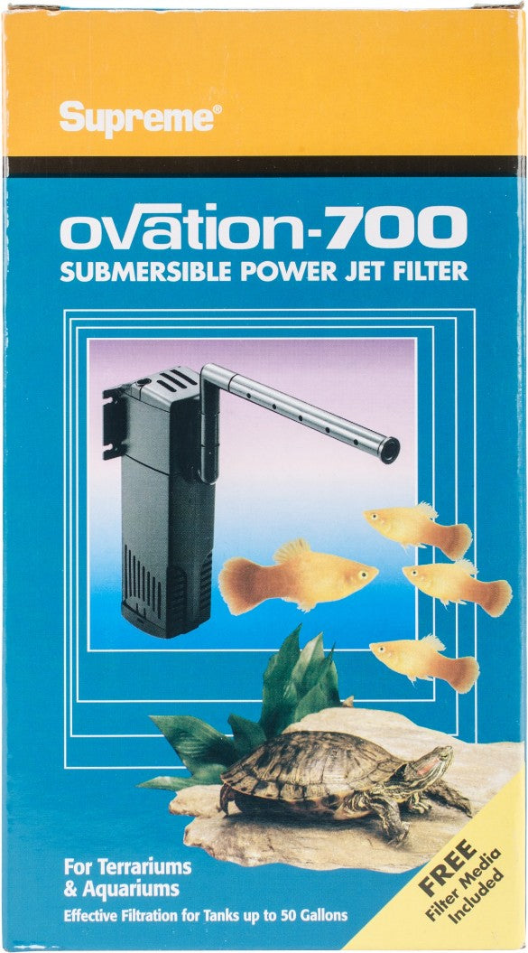 Supreme Ovation Submersible Power Jet Filter For Terrariums And Aquariums