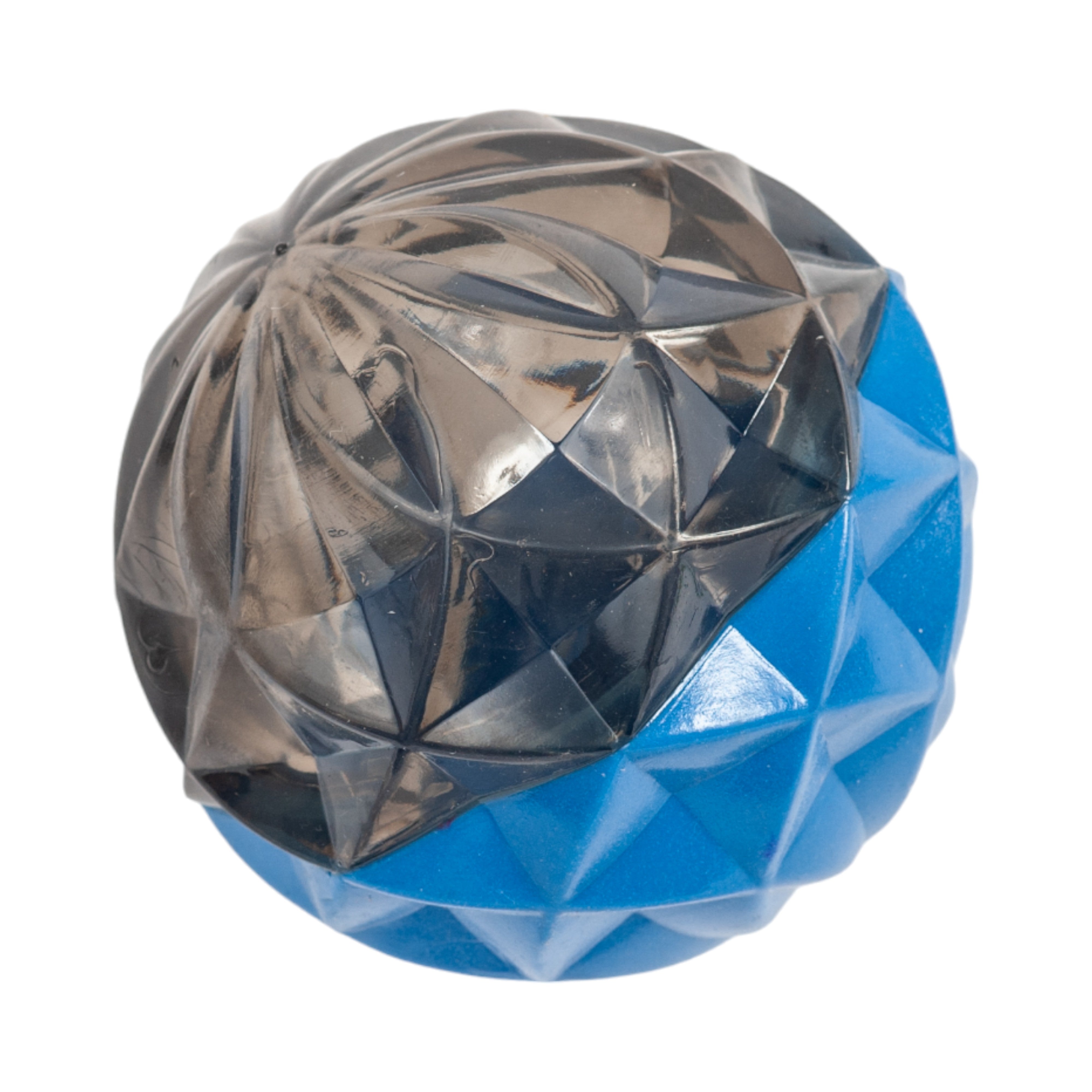 Country Living Geometric Textured Ball Dog Chew Toy, Interactive Rubber Toy for Mental Stimulation  Large