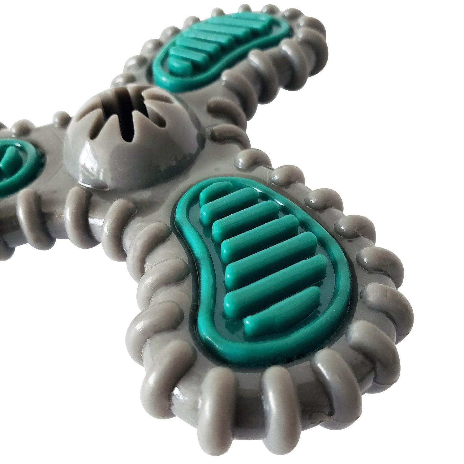 TPR & Nylon Spinner Dog Chew Toy for Light to Medium Chewers