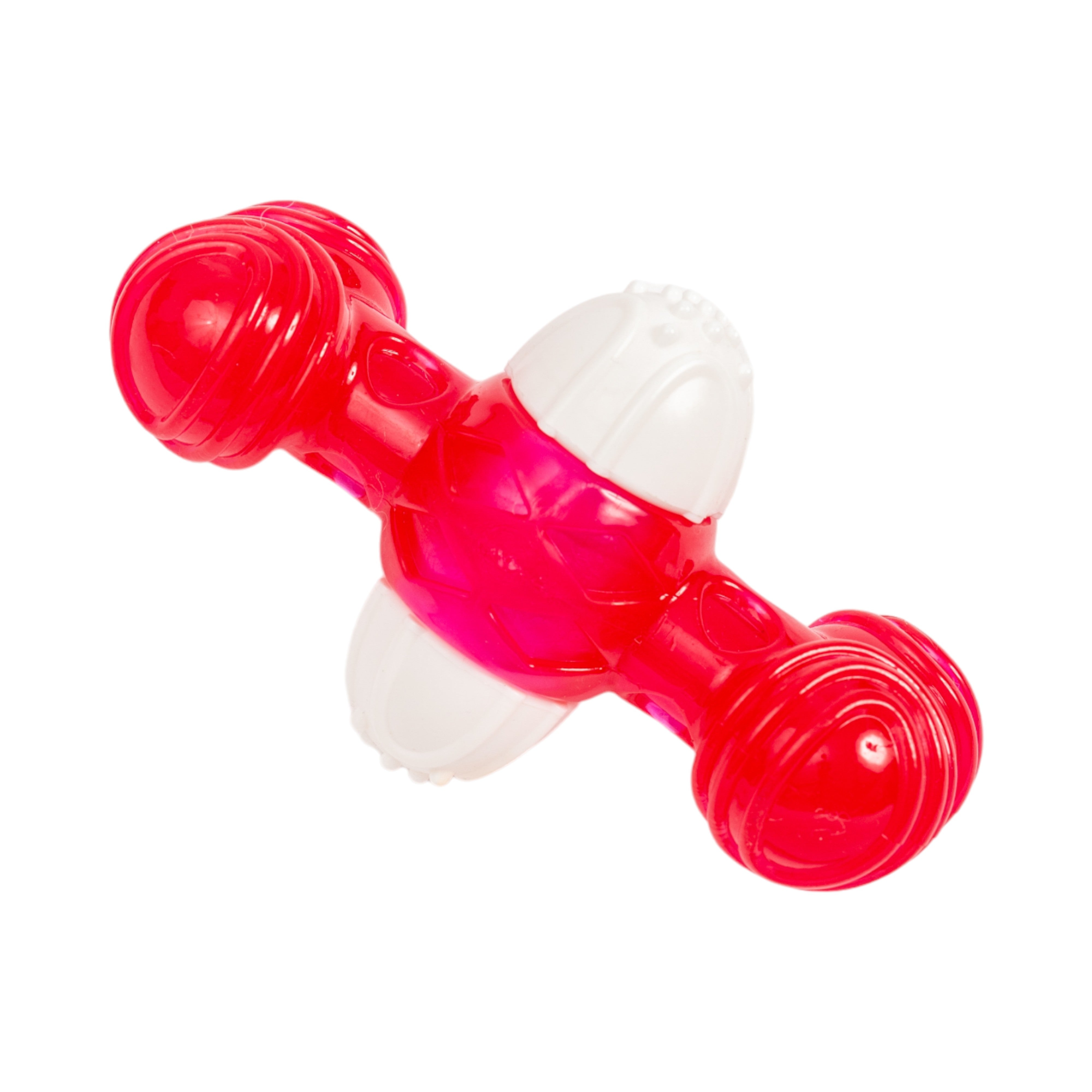 Country Living TPR & Nylon Quacker Bone Chew Toy for Dogs