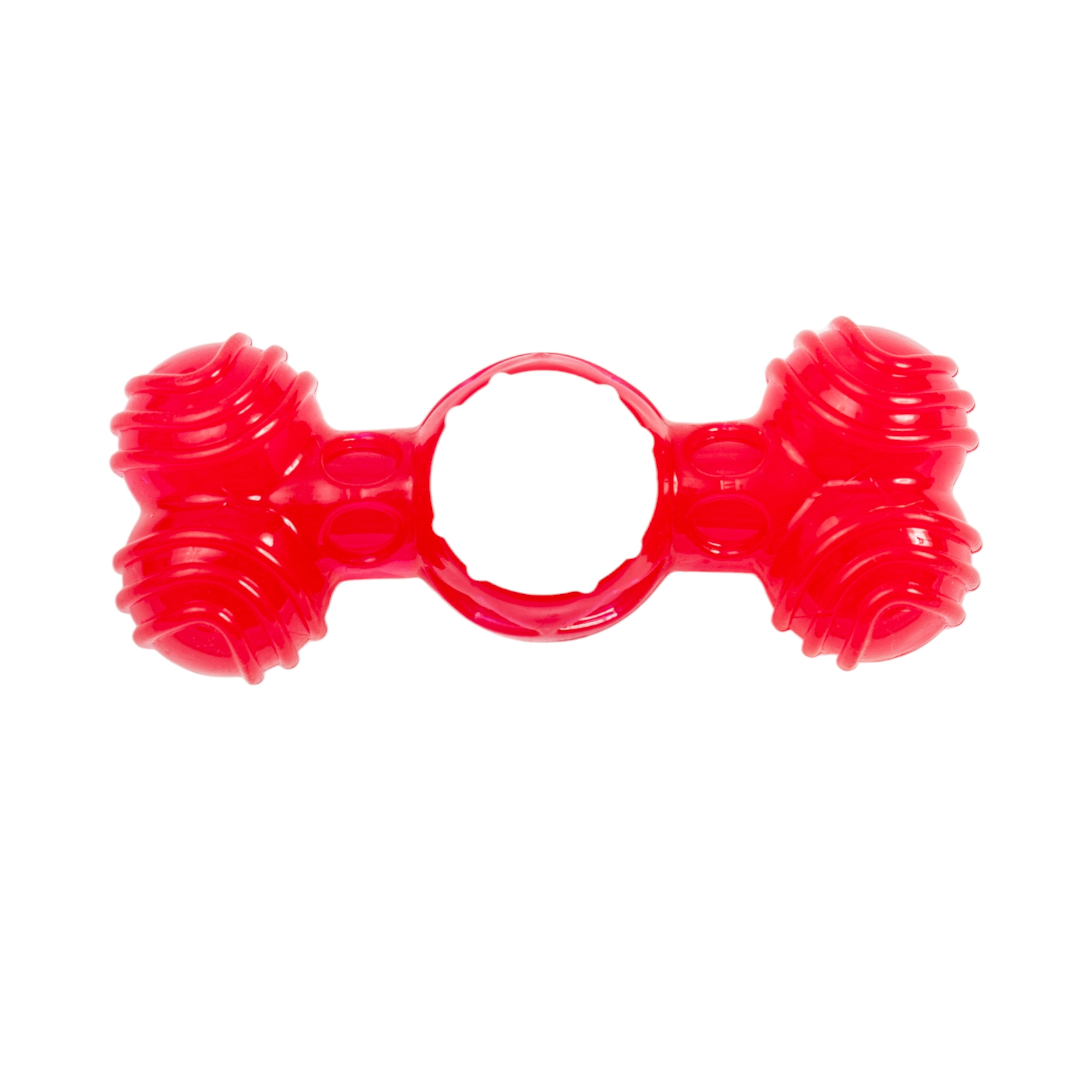 Country Living TPR & Nylon Quacker Bone Chew Toy for Dogs