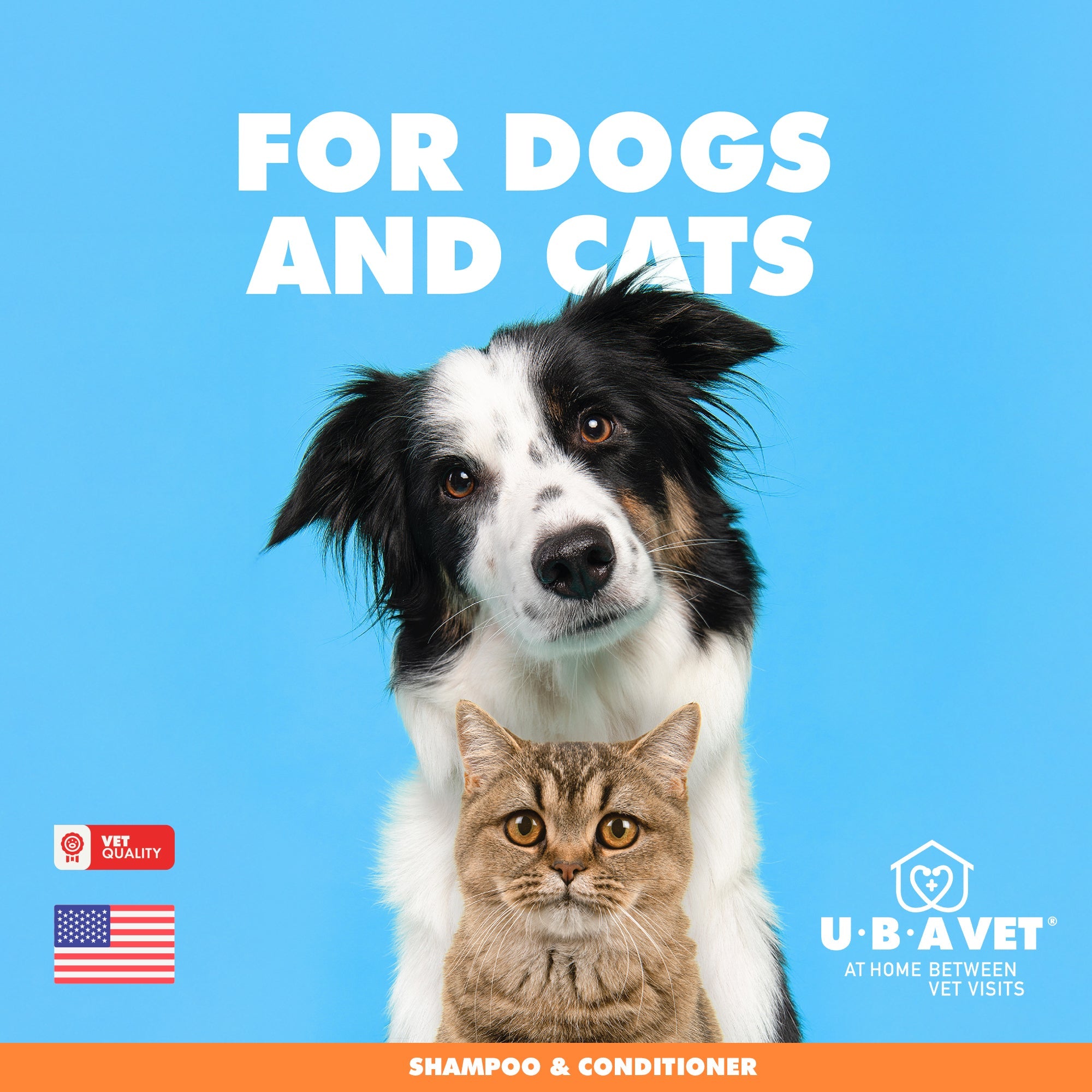 UBAVET Aloe & Oatmeal Shampoo for Dogs & Cats, 16.9 fl oz