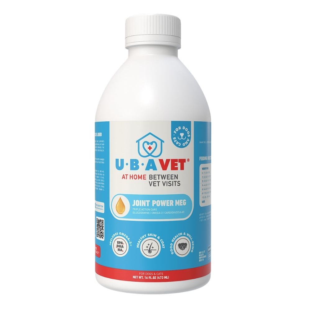 UBAVET Joint Power MEG Liquid for Dogs & Cats, 8.45 or 16 fl oz