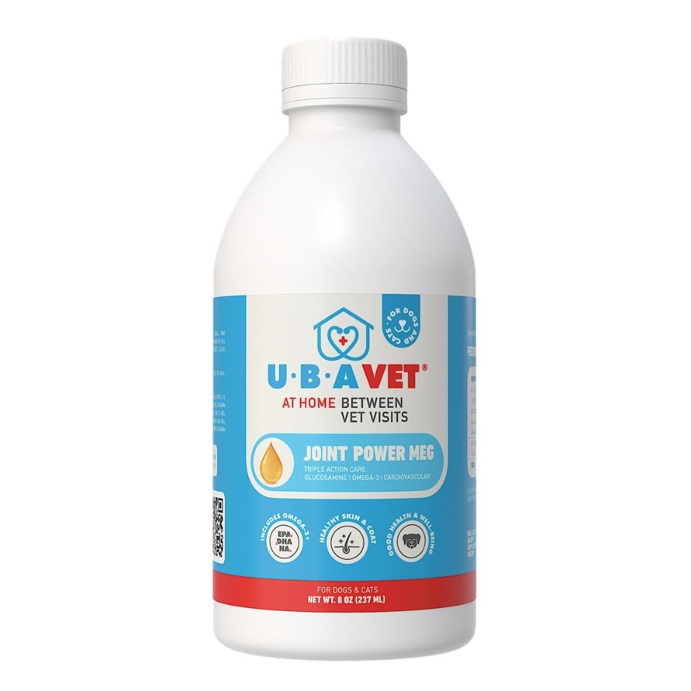 UBAVET Joint Power MEG Liquid for Dogs & Cats, 8.45 or 16 fl oz