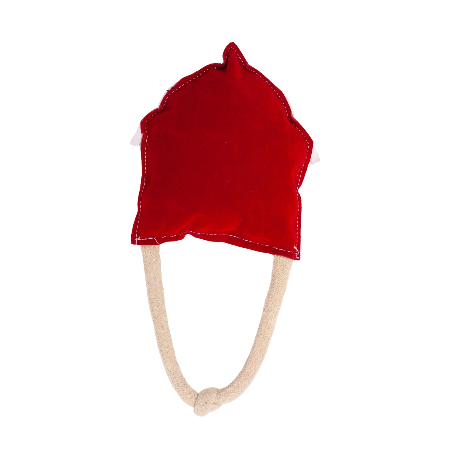 Country Living Faux Leather Red Barn Dog Chew Toy