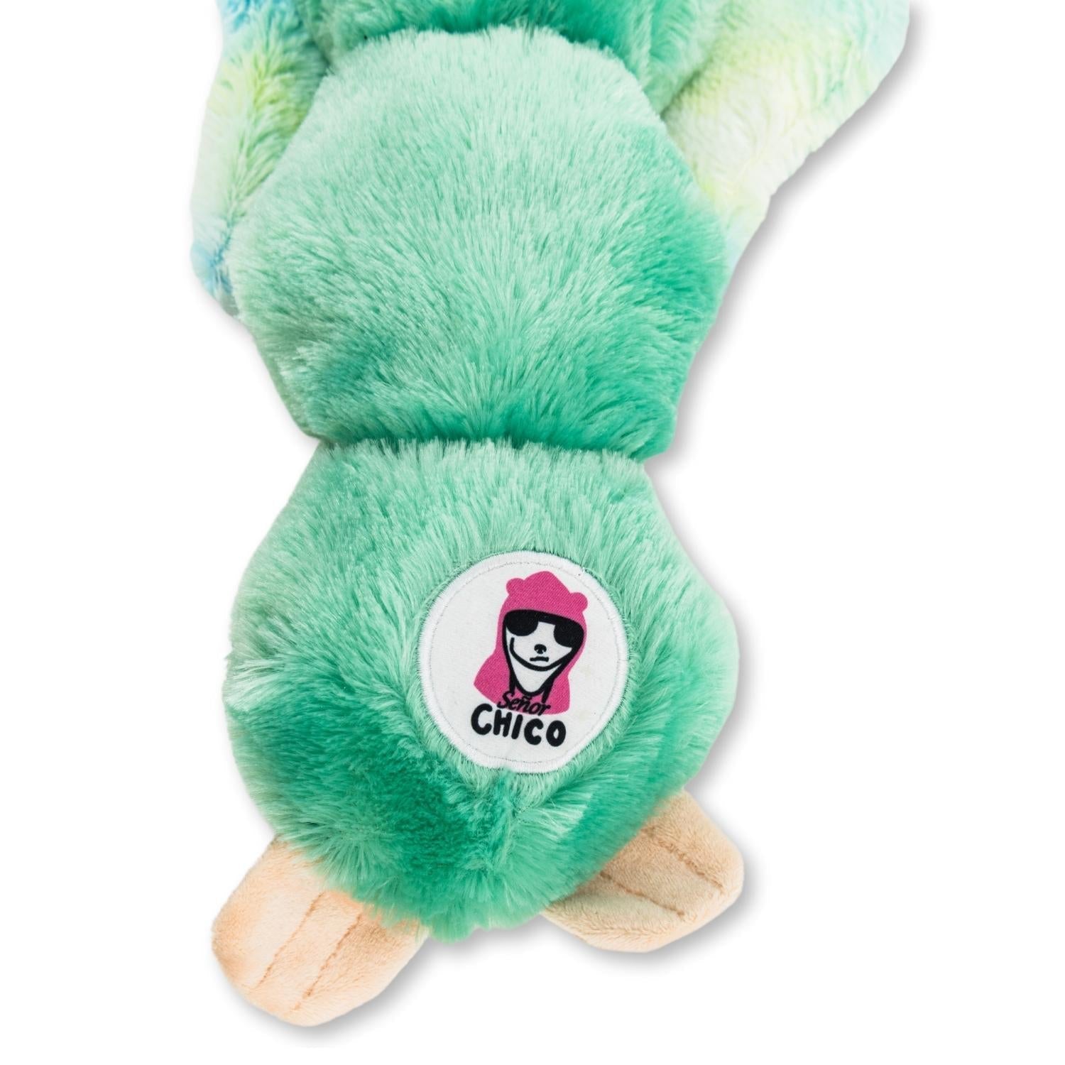 Mystical Mint Winged Sloth Plush Dog Toy, Four Squeakers & Crinkle Paper