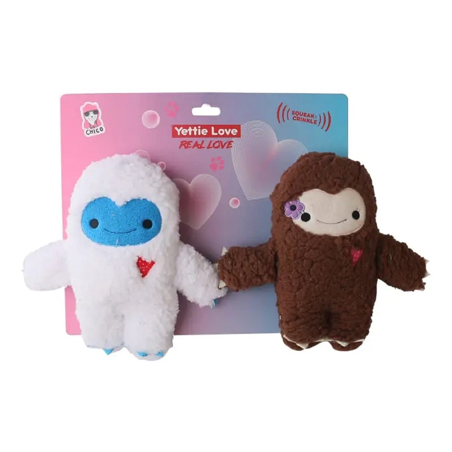 Mystical Mint Winged Sloth Plush Dog Toy, Four Squeakers & Crinkle Paper
